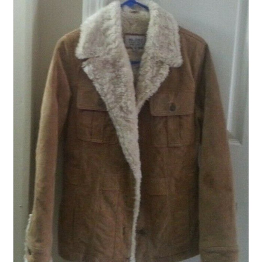 Wilson Suede Leather Maxima Fur Collar Jacket